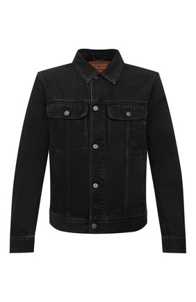 Мужская джинсовая куртка DIESEL черного цвета по цене 29950 руб., арт. A03885/09B88 | Фото 1 Мужская джинсовая куртка DIESEL черного цвета, арт. A03885/09B88 | Фото 1 (Материал внешний: Хлопок, Деним; Длина (верхняя одежда): Короткие; Рукава: Длинные; Кросс-КТ: Деним, Куртка; Стили: Кэжуэл)