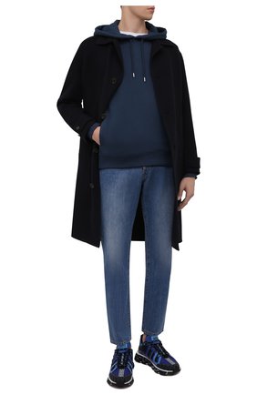Мужской хлопковое худи DRIES VAN NOTEN темно-синего цвета по цене 35350 руб., арт. 221-021120-4615 | Фото 2 Мужской хлопковое худи DRIES VAN NOTEN темно-синего цвета, арт. 221-021120-4615 | Фото 2 (Материал внешний: Хлопок; Рукава: Длинные; Длина (для топов): Стандартные; Мужское Кросс-КТ: Худи-одежда; Принт: Без принта; Стили: Кэжуэл; Региональные ограничения белый список (Axapta Mercury): RU)