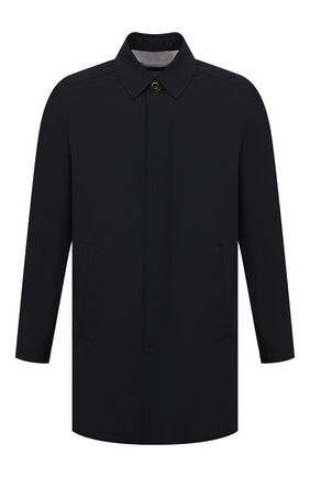 Мужской плащ CORNELIANI темно-синего цвета по цене 74150 руб., арт. 8935Q2-2120127/00 | Фото 1 Мужской плащ CORNELIANI темно-синего цвета, арт. 8935Q2-2120127/00 | Фото 1 (Длина (верхняя одежда): До середины бедра; Материал внешний: Синтетический материал, Вискоза; Рукава: Длинные; Материал подклада: Синтетический материал; Мужское Кросс-КТ: Плащ-верхняя одежда; Стили: Кэжуэл)