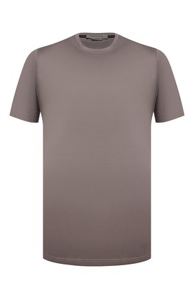 Мужская хлопковая футболка CORNELIANI коричневого цвета по цене 22550 руб., арт. 89G500-2125000/00 | Фото 1 Мужская хлопковая футболка CORNELIANI коричневого цвета, арт. 89G500-2125000/00 | Фото 1 (Длина (для топов): Стандартные; Рукава: Короткие; Материал внешний: Хлопок; Принт: Без принта; Стили: Кэжуэл)