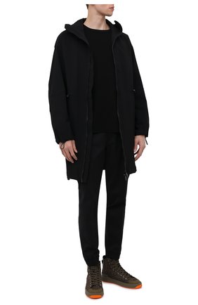 Мужские текстильные кеды b-court BALMAIN хаки цвета по цене 59750 руб., арт. XM1VG290/TCVM | Фото 2 Мужские текстильные кеды b-court BALMAIN хаки цвета, арт. XM1VG290/TCVM | Фото 2 (Материал внутренний: Текстиль, Натуральная кожа; Подошва: Массивная; Материал внешний: Текстиль; Материал утеплителя: Без утеплителя)