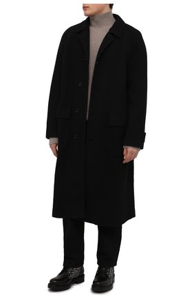 Мужские кожаные ботинки phil ranger BALMAIN черного цвета по цене 156500 руб., арт. XM1TC180/TJML | Фото 2 Мужские кожаные ботинки phil ranger BALMAIN черного цвета, арт. XM1TC180/TJML | Фото 2 (Материал внутренний: Натуральная кожа; Материал внешний: Кожа; Подошва: Плоская; Мужское Кросс-КТ: Ботинки-обувь, Байкеры-обувь; Материал утеплителя: Без утеплителя)