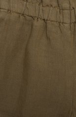 Детские льняные шорты IL GUFO бежевого цвета, арт. P22PS063L6009/2A-4A | Фото 3 (Случай: Повседневный; Материал внешний: Лен; Ростовка одежда: 18 мес | 86 см, 2 года | 92 см, 3 года | 98 см)