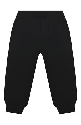 Детские хлопковые джоггеры VERSACE черного цвета по цене 16650 руб., арт. 1000219/1A02451 | Фото 2 Детские хлопковые джоггеры VERSACE черного цвета, арт. 1000219/1A02451 | Фото 2