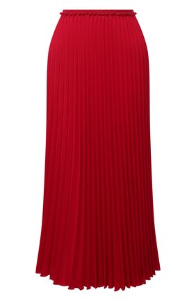 Женская плиссированная юбка REDVALENTINO красного цвета по цене 49600 руб., арт. XR3RAH25/69N | Фото 1 Женская плиссированная юбка REDVALENTINO красного цвета, арт. XR3RAH25/69N | Фото 1 (Материал внешний: Синтетический материал; Длина Ж (юбки, платья, шорты): Миди; Стили: Романтичный; Женское Кросс-КТ: Юбка-одежда, юбка-плиссе)