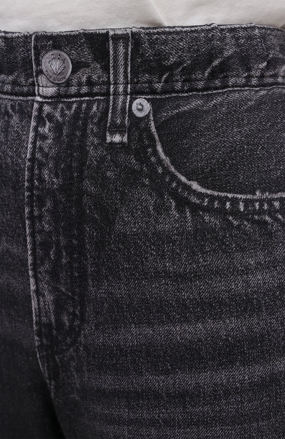 Женские джинсы RAG&BONE черного цвета, арт. WCW21F7007C107 | Фото 5 (Силуэт Ж (брюки и джинсы): Широкие; Кросс-КТ: Деним; Длина (брюки, джинсы): Стандартные; Стили: Гранж; Материал внешний: Хлопок, Деним)