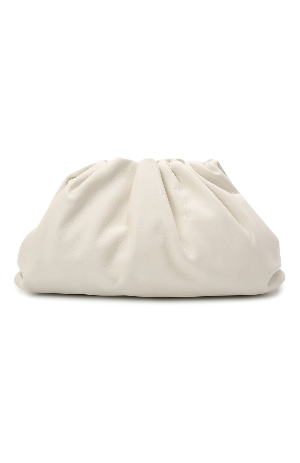Женский клатч pouch BOTTEGA VENETA белого цвета, арт. 690238/V1BW0 | Фото 1 (Размер: medium; Материал: Натуральная кожа; Женское Кросс-КТ: Клатч-клатчи)