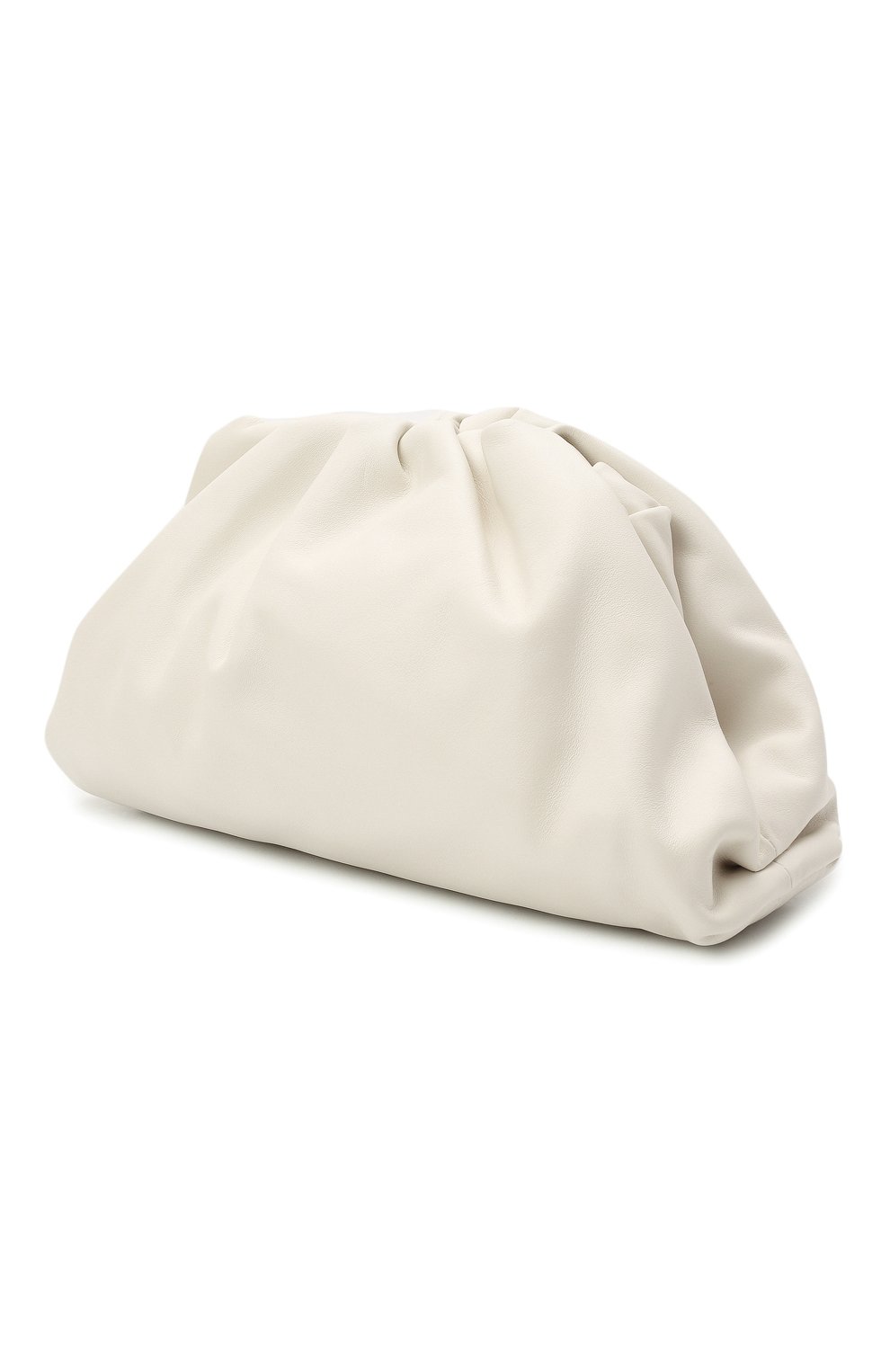 Женский клатч pouch BOTTEGA VENETA белого цвета, арт. 690238/V1BW0 | Фото 4 (Размер: medium; Материал: Натуральная кожа; Женское Кросс-КТ: Клатч-клатчи)
