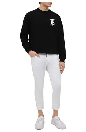Мужские джинсы DSQUARED2 белого цвета по цене 51200 руб., арт. S74LB1031/S30733 | Фото 2 Мужские джинсы DSQUARED2 белого цвета, арт. S74LB1031/S30733 | Фото 2 (Материал внешний: Хлопок, Деним; Длина (брюки, джинсы): Укороченные; Кросс-КТ: Деним; Силуэт М (брюки): Прямые; Стили: Кэжуэл)