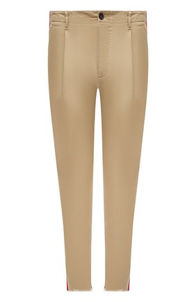 Мужские хлопковые брюки DSQUARED2 бежевого цвета, арт. S74KB0643/S39021 | Фото 1 (Материал внешний: Хлопок; Длина (брюки, джинсы): Стандартные; Случай: Повседневный; Стили: Гранж)