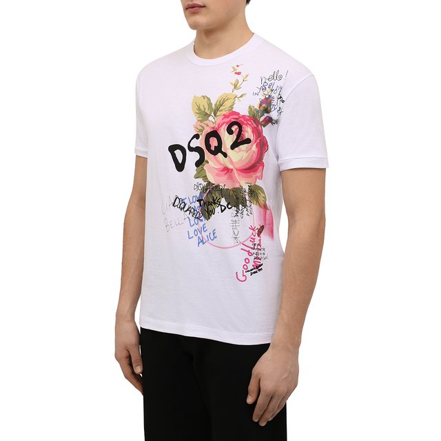 фото Хлопковая футболка dsquared2