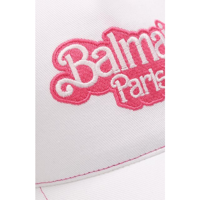 фото Хлопковая бейсболка balmain x barbie balmain
