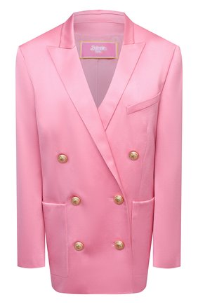Женский жакет из вискозы balmain x barbie BALMAIN светло-розового цвета по цене 239500 руб., арт. XF2SH010/VB01 | Фото 1 Женский жакет из вискозы balmain x barbie BALMAIN светло-розового цвета, арт. XF2SH010/VB01 | Фото 1 (Материал подклада: Вискоза; Материал внешний: Вискоза; Рукава: Длинные; Длина (для топов): Удлиненные; Стили: Гламурный; 1-2-бортные: Двубортные; Женское Кросс-КТ: Жакет-одежда; Случай: Вечерний)
