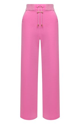 Женские хлопковые брюки balmain x barbie BALMAIN розового цвета, арт. XF20B010/66JB | Фото 1 (Материал внешний: Хлопок; Длина (брюки, джинсы): Стандартные; Стили: Спорт-шик; Женское Кросс-КТ: Брюки-одежда; Силуэт Ж (брюки и джинсы): Широкие)