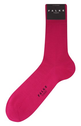 Мужские хлопковые носки FALKE фуксия цвета, арт. 14662.. | Фото 1 (Материал внешний: Хлопок; Кросс-КТ: бельё)