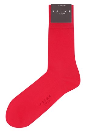 Мужские хлопковые носки FALKE красного цвета, арт. 14662.. | Фото 1 (Материал внешний: Хлопок; Кросс-КТ: бельё)