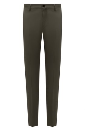 Мужские хлопковые брюки ERMENEGILDO ZEGNA хаки цвета по цене 43350 руб., арт. UWI17/TR00 | Фото 1 Мужские хлопковые брюки ERMENEGILDO ZEGNA хаки цвета, арт. UWI17/TR00 | Фото 1 (Материал внешний: Хлопок; Длина (брюки, джинсы): Стандартные; Случай: Повседневный; Стили: Милитари)