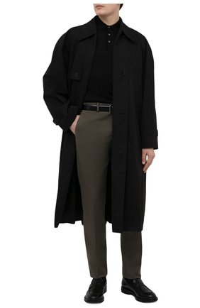 Мужские хлопковые брюки ERMENEGILDO ZEGNA хаки цвета по цене 43350 руб., арт. UWI17/TR00 | Фото 2 Мужские хлопковые брюки ERMENEGILDO ZEGNA хаки цвета, арт. UWI17/TR00 | Фото 2 (Материал внешний: Хлопок; Длина (брюки, джинсы): Стандартные; Случай: Повседневный; Стили: Милитари)