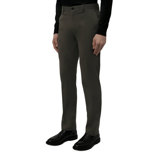 фото Хлопковые брюки ermenegildo zegna