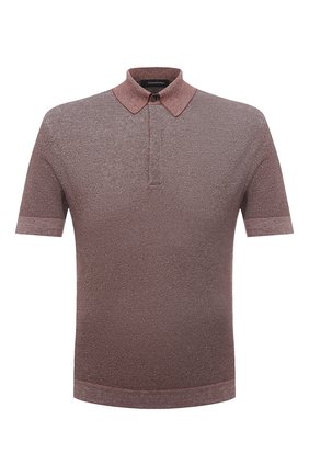 Мужское поло из хлопка и льна ERMENEGILDO ZEGNA бордового цвета по цене 59950 руб., арт. UZ314/753 | Фото 1 Мужское поло из хлопка и льна ERMENEGILDO ZEGNA бордового цвета, арт. UZ314/753 | Фото 1 (Материал внешний: Хлопок, Лен; Длина (для топов): Стандартные; Рукава: Короткие; Застежка: Пуговицы; Стили: Кэжуэл)