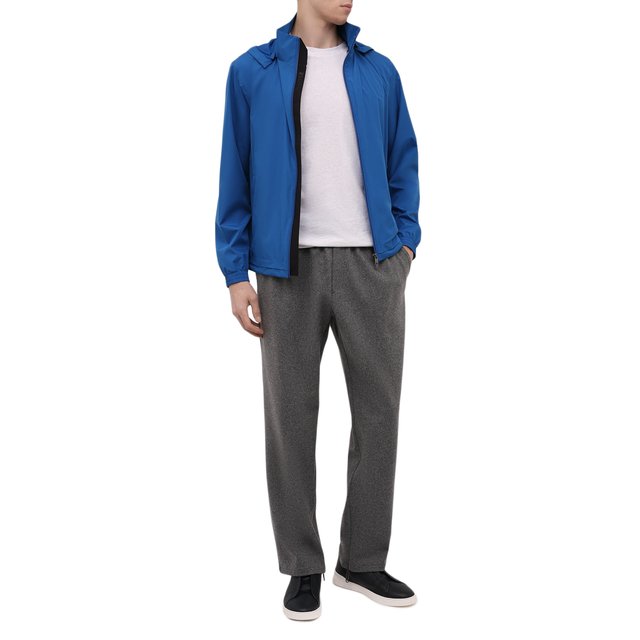 фото Кожаные кеды triple stitch zegna couture