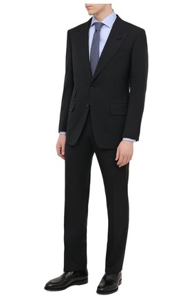 Мужская хлопковая сорочка CORNELIANI голубого цвета по цене 26900 руб., арт. 89P156-2111270/00 | Фото 2 Мужская хлопковая сорочка CORNELIANI голубого цвета, арт. 89P156-2111270/00 | Фото 2 (Материал внешний: Хлопок; Длина (для топов): Стандартные; Рукава: Длинные; Случай: Формальный; Манжеты: На пуговицах; Воротник: Акула; Рубашки М: Regular Fit; Принт: Однотонные; Стили: Классический)
