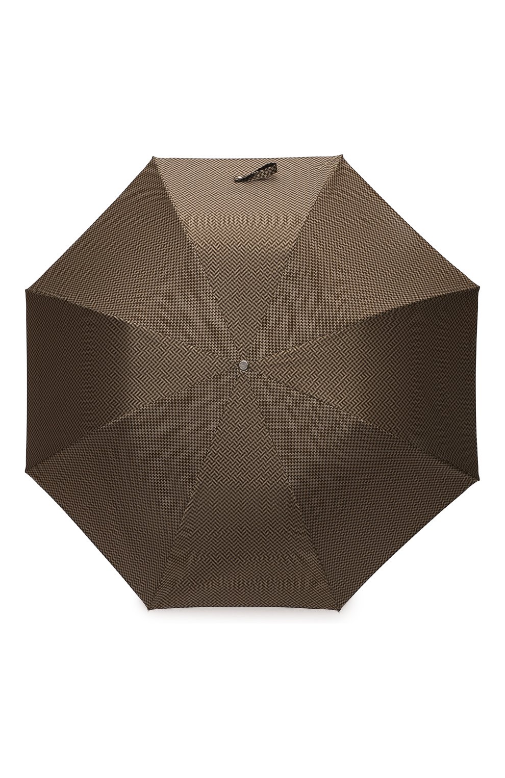 Мужской складной зонт PASOTTI OMBRELLI коричневого цвета, арт. 64S/53682/4/PELLLE | Фото 1 (Материал: Текстиль, Синтетический материал, Металл)