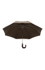 Мужской складной зонт PASOTTI OMBRELLI коричневого цвета, арт. 64S/53682/4/PELLLE | Фото 3 (Материал: Текстиль, Синтетический материал, Металл)