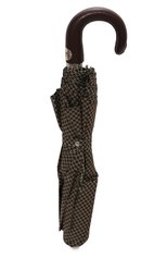 Мужской складной зонт PASOTTI OMBRELLI коричневого цвета, арт. 64S/53682/4/PELLLE | Фото 4 (Материал: Текстиль, Синтетический материал, Металл)