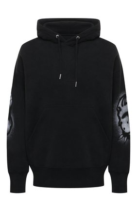 Мужской хлопковое худи GIVENCHY черного цвета по цене 132500 руб., арт. BMJ0E23Y69 | Фото 1 Мужской хлопковое худи GIVENCHY черного цвета, арт. BMJ0E23Y69 | Фото 1 (Рукава: Длинные; Материал внешний: Хлопок; Длина (для топов): Удлиненные; Мужское Кросс-КТ: Худи-одежда; Принт: С принтом; Стили: Гранж)