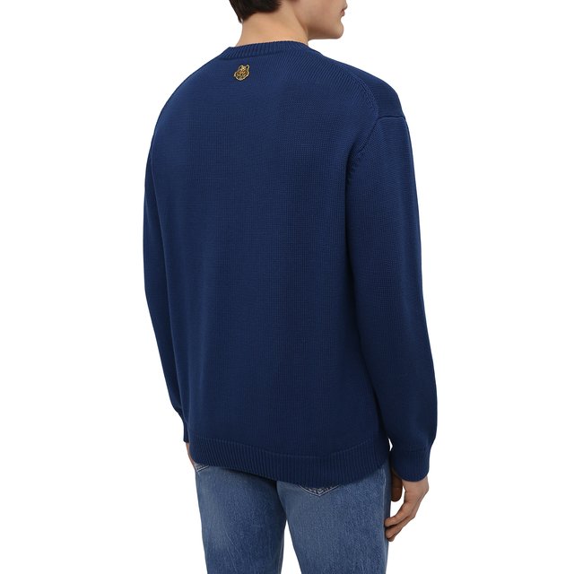 Хлопковый свитер Chinese New Year Kenzo FC55PU695CCA, цвет синий, размер 48 - фото 4