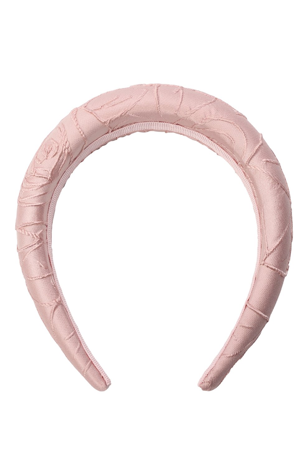 Женский ободок для волос FLOWER ME светло-розового цвета, арт. HAIRBAND-JK016010L | Фото 1 (Материал: Текстиль)