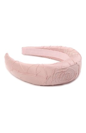 Женский ободок для волос FLOWER ME светло-розового цвета по цене 0 руб., арт. HAIRBAND-JK016010L | Фото 3 Женский ободок для волос FLOWER ME светло-розового цвета, арт. HAIRBAND-JK016010L | Фото 3 (Материал: Текстиль)