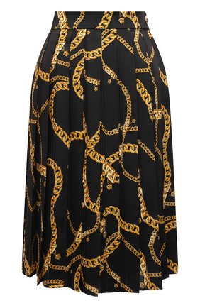 Женская плиссированная юбка VERSACE черного цвета по цене 116000 руб., арт. 1004343/1A02881 | Фото 1 Женская плиссированная юбка VERSACE черного цвета, арт. 1004343/1A02881 | Фото 1 (Материал внешний: Синтетический материал; Длина Ж (юбки, платья, шорты): До колена; Стили: Гламурный; Женское Кросс-КТ: Юбка-одежда, юбка-плиссе)