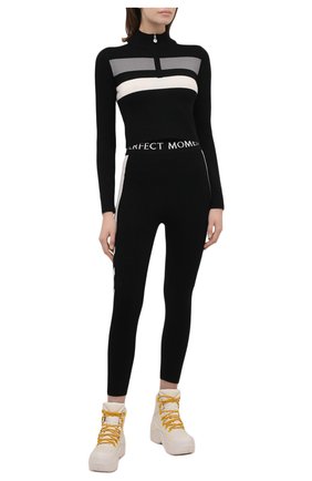Женские шерстяные леггинсы PERFECT MOMENT черного цвета по цене 26050 руб., арт. W3000430_1703 | Фото 2 Женские шерстяные леггинсы PERFECT MOMENT черного цвета, арт. W3000430_1703 | Фото 2 (Материал внешний: Шерсть; Стили: Спорт-шик; Длина (брюки, джинсы): Стандартные; Женское Кросс-КТ: Леггинсы-одежда, Леггинсы-спорт)
