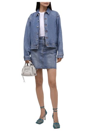Женская голубая джинсовая куртка DENIM X ALEXANDER WANG — купить за ...