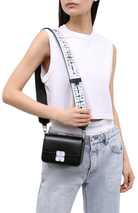 Женская сумка 4g small GIVENCHY черного цвета по цене 120500 руб., арт. BB50M3B1AD | Фото 2 Женская сумка 4g small GIVENCHY черного цвета, арт. BB50M3B1AD | Фото 2 (Материал: Натуральная кожа; Ремень/цепочка: На ремешке; Размер: small; Сумки-технические: Сумки через плечо)