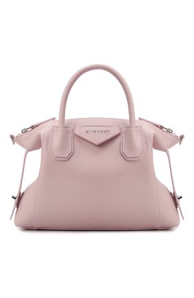 Женская сумка antigona small GIVENCHY светло-розового цвета по цене 125500 руб., арт. BB50F3B183 | Фото 1 Женская сумка antigona small GIVENCHY светло-розового цвета, арт. BB50F3B183 | Фото 1 (Ремень/цепочка: На ремешке; Материал: Натуральная кожа; Размер: small; Сумки-технические: Сумки top-handle)