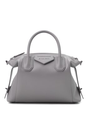 Женская сумка antigona small GIVENCHY светло-серого цвета по цене 125500 руб., арт. BB50F3B183 | Фото 1 Женская сумка antigona small GIVENCHY светло-серого цвета, арт. BB50F3B183 | Фото 1 (Материал: Натуральная кожа; Ремень/цепочка: На ремешке; Размер: small; Сумки-технические: Сумки top-handle)