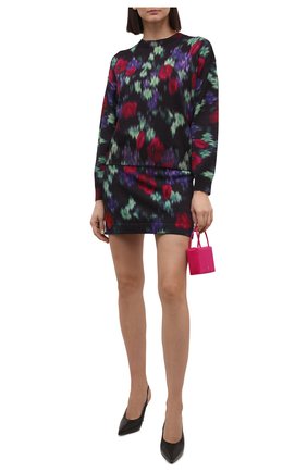 Женский пуловер из хлопка и вискозы KENZO разноцветного цвета по цене 29750 руб., арт. FC52PU6543CA | Фото 2 Женский пуловер из хлопка и вискозы KENZO разноцветного цвета, арт. FC52PU6543CA | Фото 2 (Материал внешний: Хлопок, Вискоза; Длина (для топов): Стандартные; Рукава: Длинные; Стили: Романтичный; Женское Кросс-КТ: Пуловер-одежда)