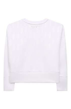 Детский свитшот KARL LAGERFELD KIDS белого цвета по цене 14250 руб., арт. Z15371 | Фото 2 Детский свитшот KARL LAGERFELD KIDS белого цвета, арт. Z15371 | Фото 2 (Материал внешний: Синтетический материал; Рукава: Длинные; Девочки Кросс-КТ: Свитшот-одежда; Ростовка одежда: 9 лет | 134 см, 12 лет | 152 см, 13 - 15 лет | 158 см, 16 лет | 164 см, 5 лет | 110 см, 7 лет | 122 см)