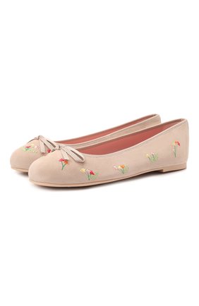 Детские кожаные балетки PRETTY BALLERINAS бежевого цвета по цене 15300 руб., арт. 49.918-A/ANGELIS | Фото 1 Детские кожаные балетки PRETTY BALLERINAS бежевого цвета, арт. 49.918-A/ANGELIS | Фото 1 (Материал внешний: Кожа; Материал внутренний: Натуральная кожа)