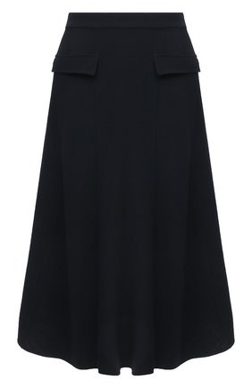 Женская шерстяная юбка LANVIN черного цвета по цене 96700 руб., арт. RW-ST0131-4963-P22 | Фото 1 Женская шерстяная юбка LANVIN черного цвета, арт. RW-ST0131-4963-P22 | Фото 1 (Длина Ж (юбки, платья, шорты): Миди; Материал внешний: Шерсть; Стили: Гламурный; Женское Кросс-КТ: Юбка-одежда)