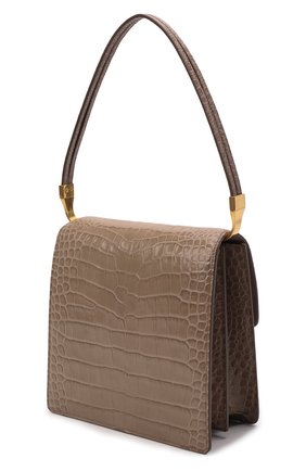 Женская сумка ely BALMAIN бежевого цвета, арт. XN1DB685/LVCW | Фото 4 (Сумки-технические: Сумки top-handle; Материал: Натуральная кожа; Размер: small)