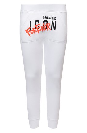 Мужские хлопковые джоггеры DSQUARED2 белого цвета по цене 36350 руб., арт. S79KA0026/S25516 | Фото 1 Мужские хлопковые джоггеры DSQUARED2 белого цвета, арт. S79KA0026/S25516 | Фото 1 (Силуэт М (брюки): Джоггеры; Материал внешний: Хлопок; Длина (брюки, джинсы): Стандартные; Стили: Гранж)