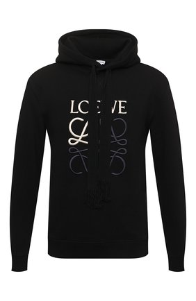 Мужской хлопковое худи LOEWE черного цвета по цене 78850 руб., арт. H526Y25X08 | Фото 1 Мужской хлопковое худи LOEWE черного цвета, арт. H526Y25X08 | Фото 1 (Мужское Кросс-КТ: Худи-одежда; Материал внешний: Хлопок; Рукава: Длинные; Длина (для топов): Стандартные; Принт: С принтом; Стили: Кэжуэл)