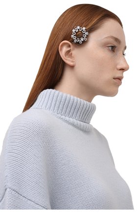 Женская заколка для волос SWAROVSKI серебряного цвета, арт. 5620834 | Фото 2 (Материал: Металл, Кристаллы)