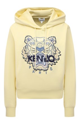 Женский хлопковое худи KENZO желтого цвета по цене 27500 руб., арт. FC52SW8714XL | Фото 1 Женский хлопковое худи KENZO желтого цвета, арт. FC52SW8714XL | Фото 1 (Материал внешний: Хлопок; Стили: Спорт-шик; Женское Кросс-КТ: Худи-одежда; Длина (для топов): Стандартные; Рукава: Длинные)