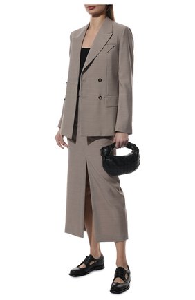 Женская кожаные туфли SANTONI черного цвета по цене 49300 руб., арт. WUSG59866G0MTLGAN01 | Фото 2 Женская кожаные туфли SANTONI черного цвета, арт. WUSG59866G0MTLGAN01 | Фото 2 (Каблук высота: Низкий; Материал внешний: Кожа; Подошва: Плоская; Материал внутренний: Натуральная кожа; Материал утеплителя: Без утеплителя)