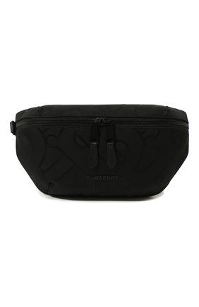 Мужская текстильная поясная сумка sonny BURBERRY черного цвета, арт. 8043707 | Фото 1 (Размер: medium; Материал: Текстиль; Ремень/цепочка: На ремешке)